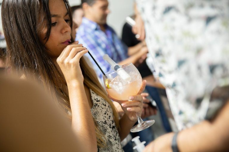 barra de coctelería profesional